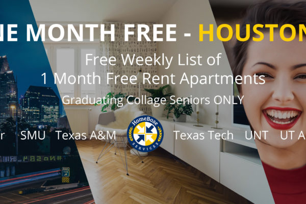 Houston apartments offering 1 month free rent