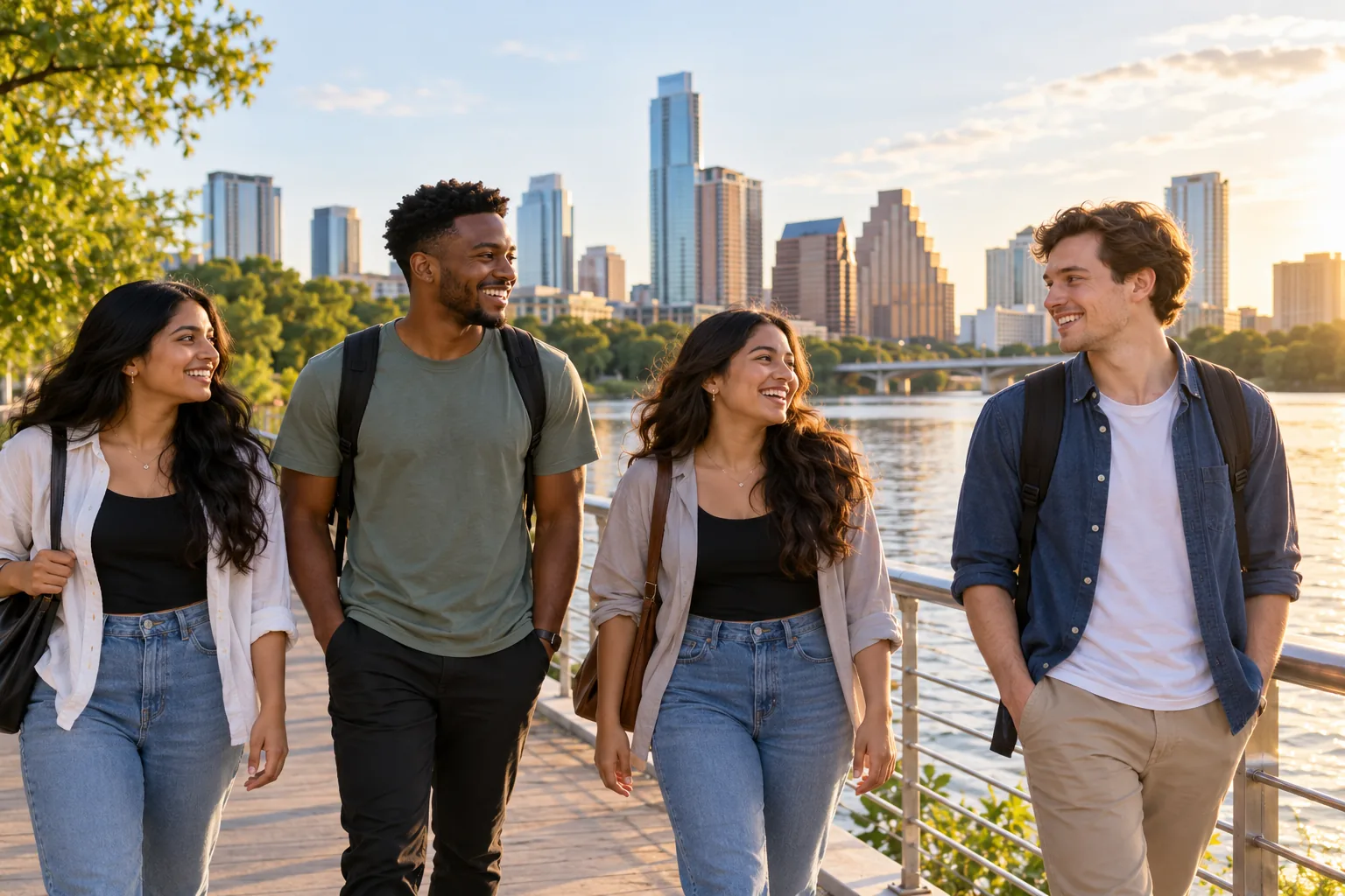 New graduates exploring Austin