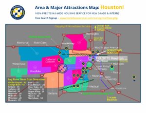 areas & neighborhoods near Deloitte houston