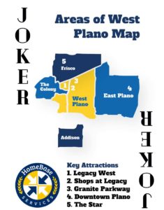 west plano area map